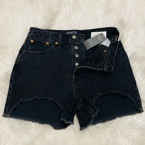 Abercrombie & Fitch High Rise Button Fly S…